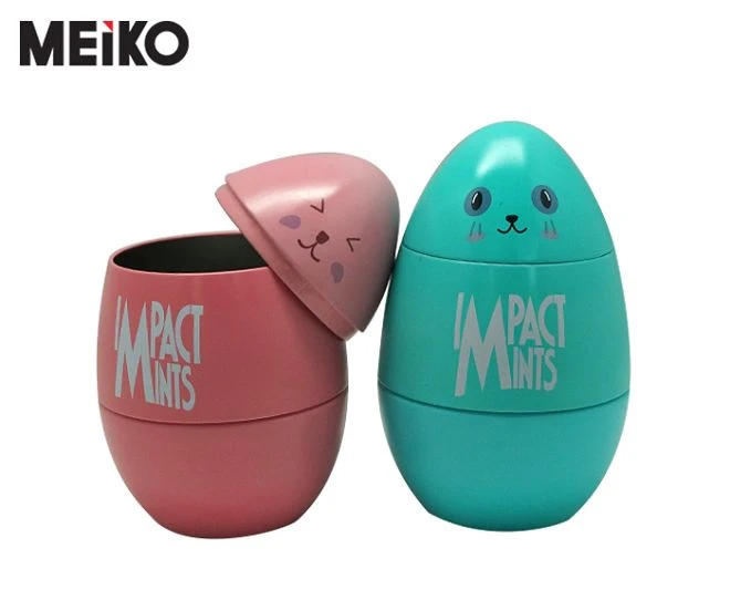 Box Tin Siâp Hunan Pasg Sefydlog Egg am Siocled