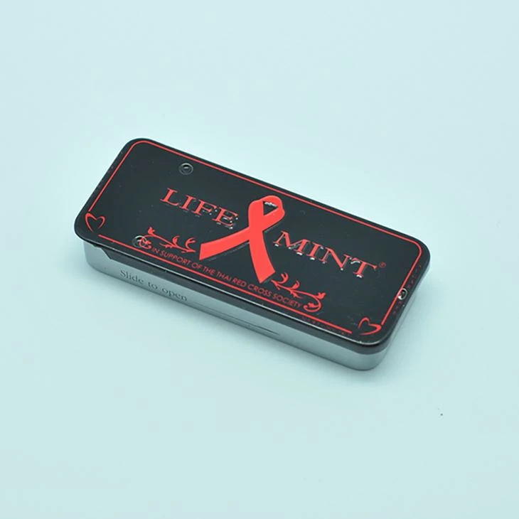 Drawing Opening OEM Design Small Tin Mint