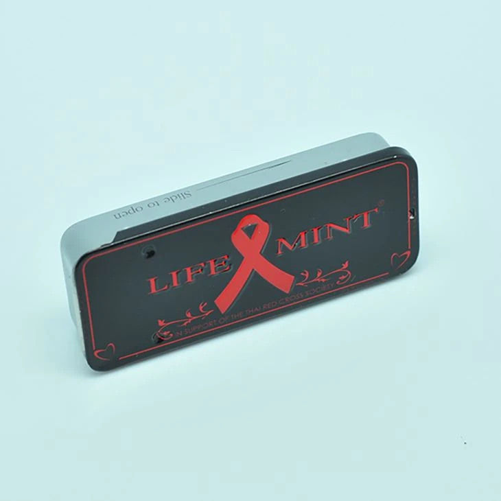 Drawing Opening OEM Design Small Tin Mint