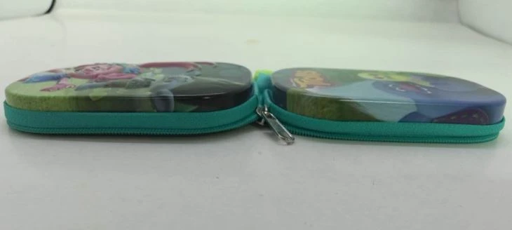Small Rectangular Tin Case With Zipper